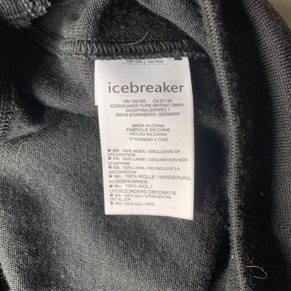 Icebreaker Men's Merino Original Long Sleeve Half Zip Top - Picture 4 of 4